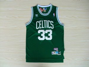 Maillot De Basket Boston Celtics Larry Bird 33 Eyed Tennis Fans Vert